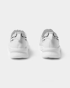 Adult Footwear- "The White Oreo Runners" Two-Tone Running Sneaker (Women's)