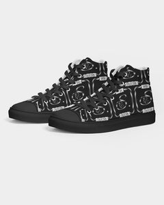 Adult Footwear- "The Double Black Oreo Highs" Hightop Sneaker (Women's)