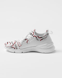 Adult Footwear- "The Hell Raiser White Runners" Two-Tone Running Sneaker (Men's)