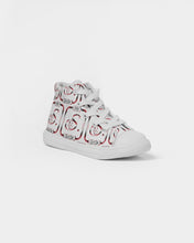 Load image into Gallery viewer, Kids Footwear- &quot;The Hell Raiser White&quot; Hightop Sneaker