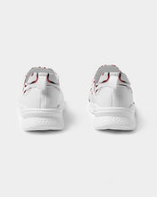 Load image into Gallery viewer, Adult Footwear- &quot;The Hell Raiser White Runners&quot; Two-Tone Running Sneaker (Women&#39;s)