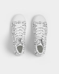 Adult Footwear- "The White Oreo Highs" Hightop Sneaker (Women's)