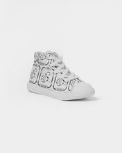 Load image into Gallery viewer, Kids Footwear- &quot;The Oreo White&quot; Hightop Sneaker